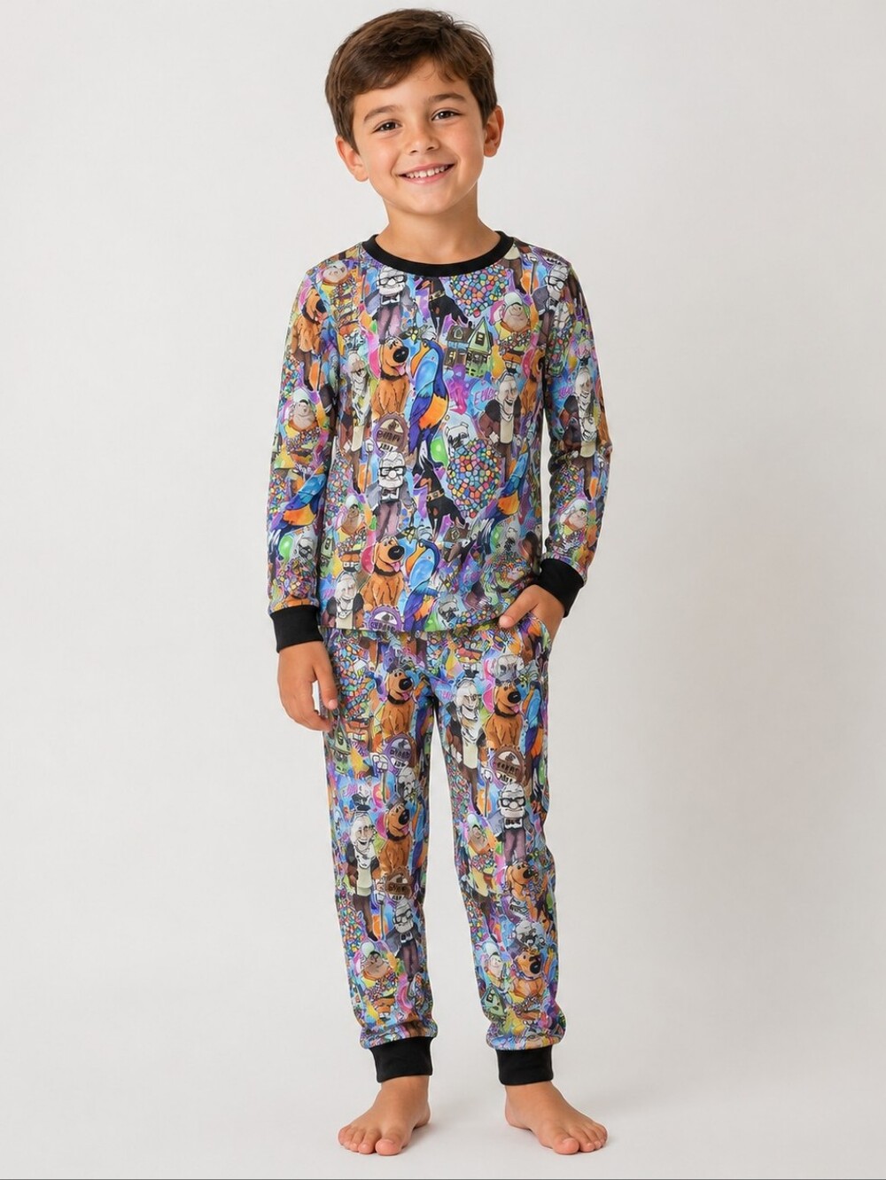 Wei Wei Up Inspired Bamboo PJ Set Boys Size 7/8
